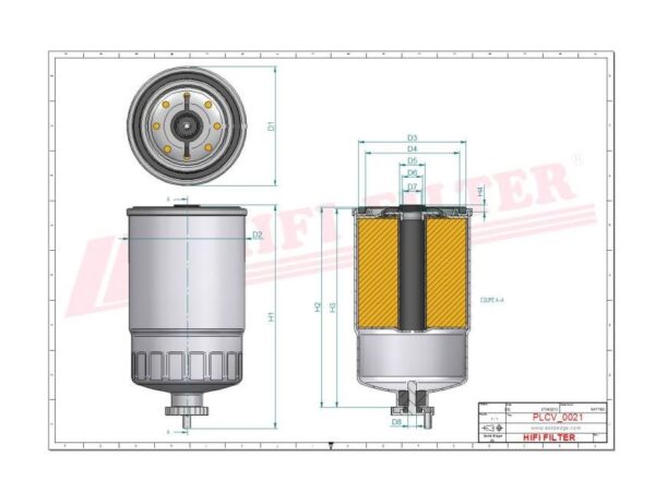 FILTRE GASOIL SN327