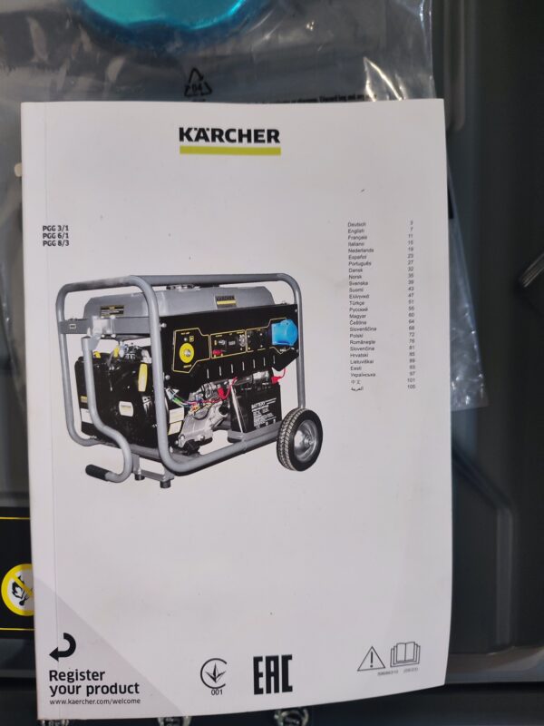 GROUPE ELECTROGENE PERFORMANT KARCHER PGG 8/3